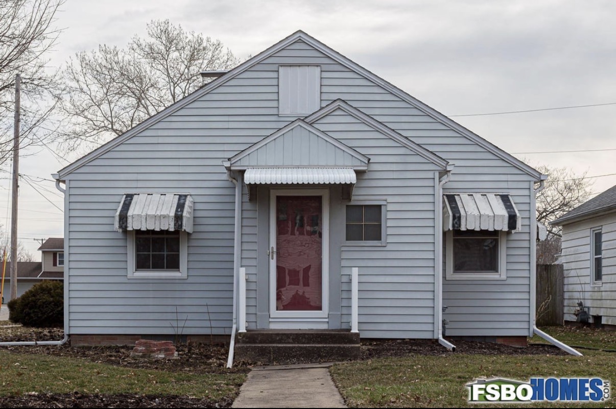 Original house before painting