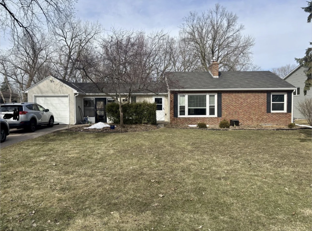 Original house before painting