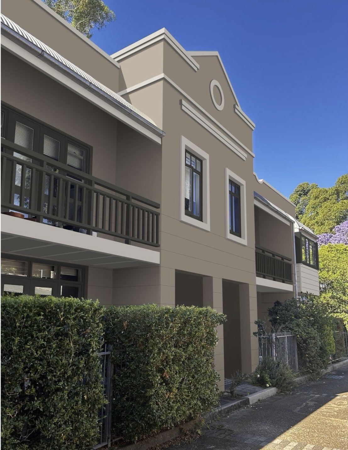 Original house before painting