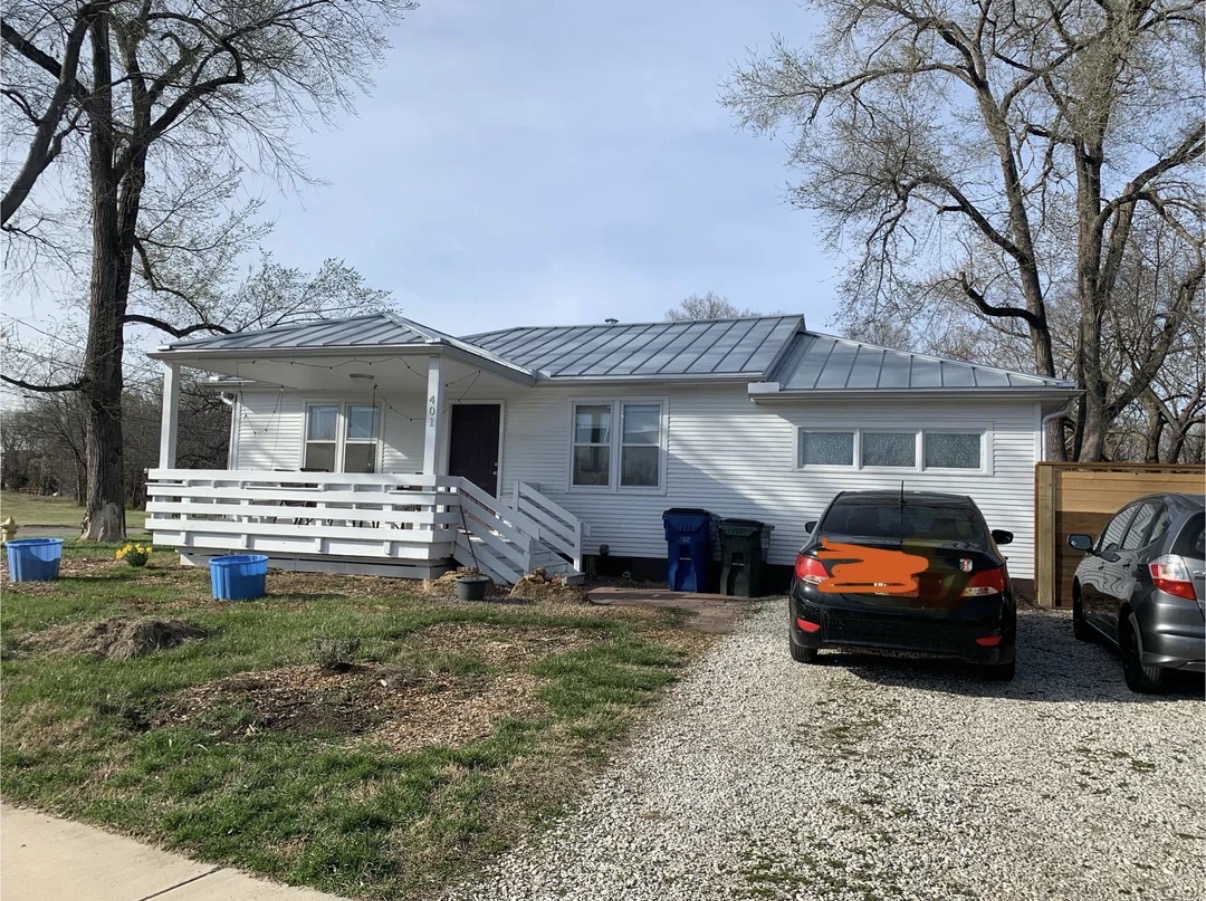 Original house before painting