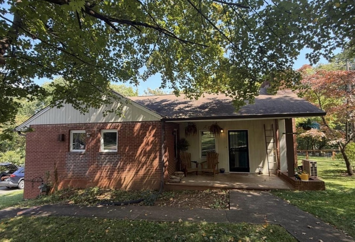 Original house before painting