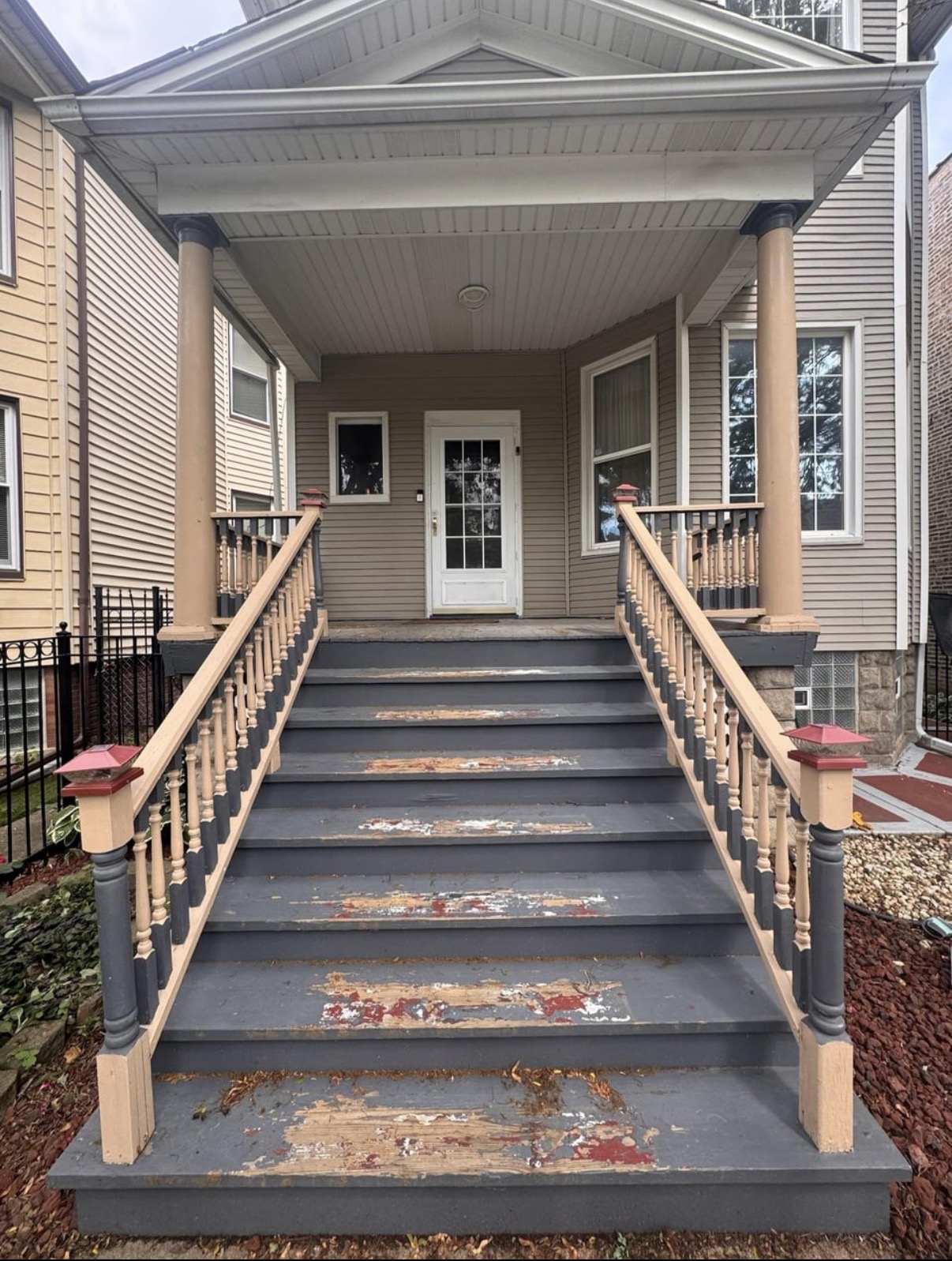 Original house before painting