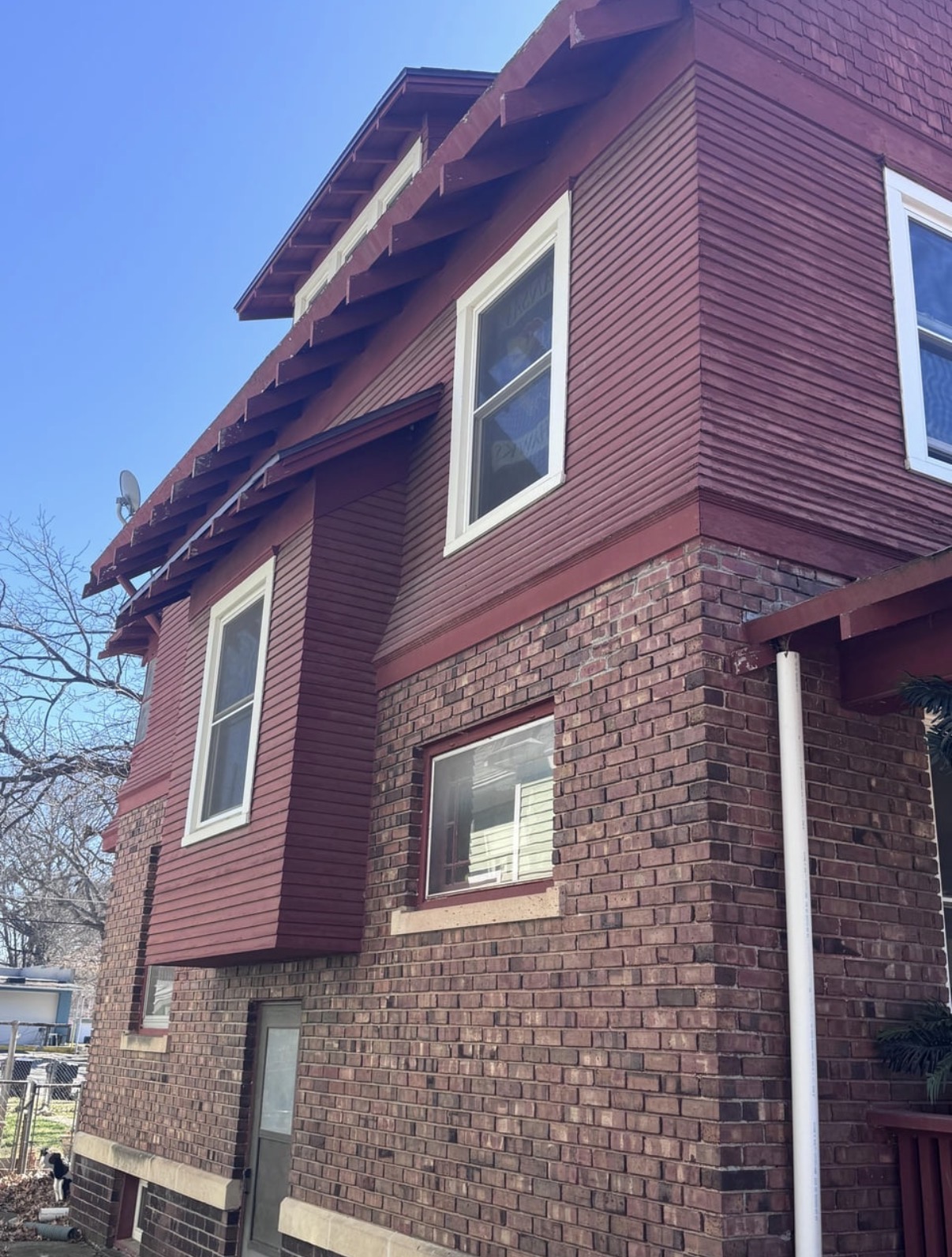 Original house before painting