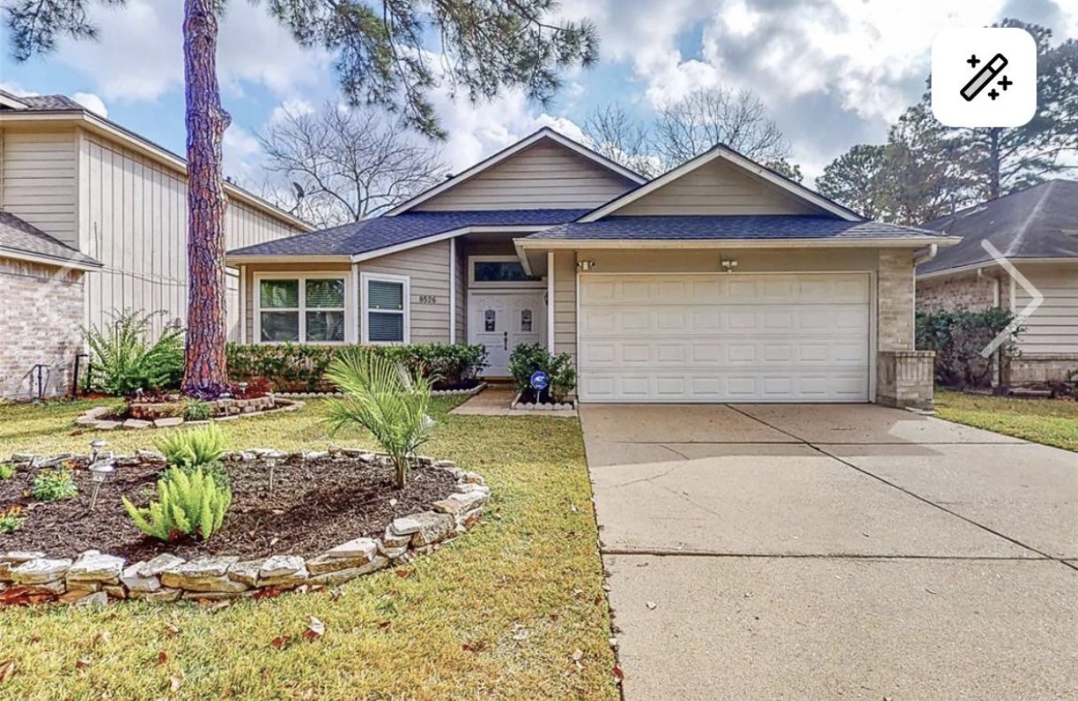 Original house before painting