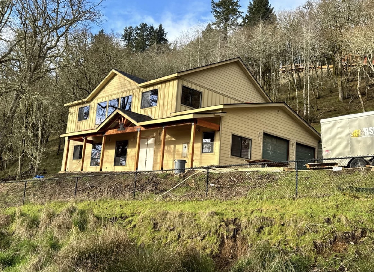 Original house before painting