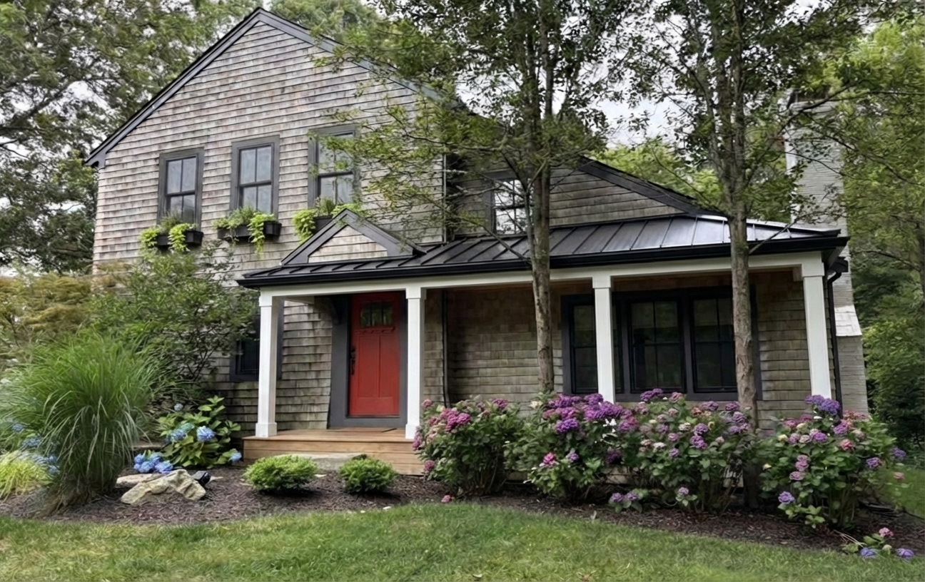 House exterior after AI paint color preview