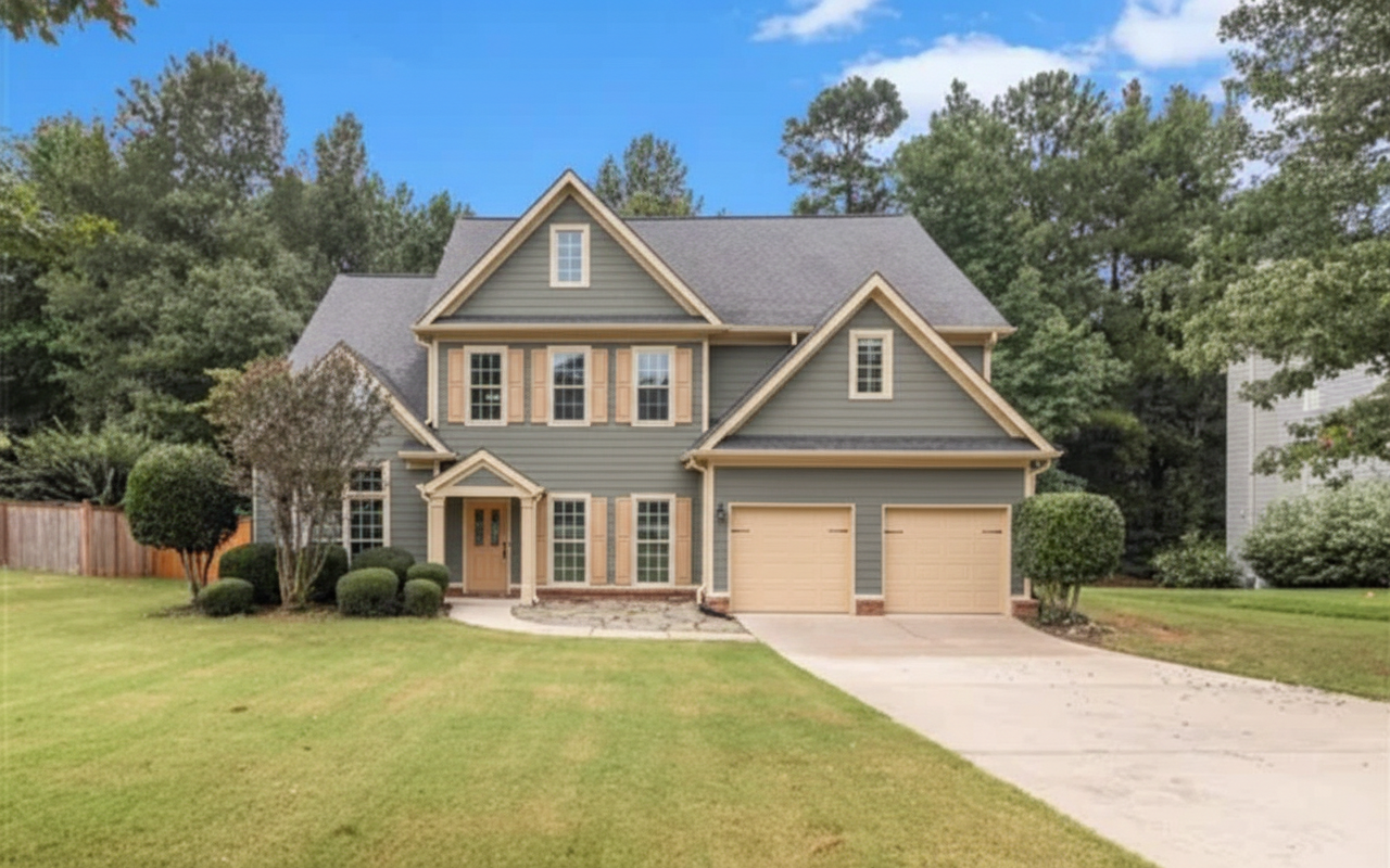 House exterior after AI paint color preview