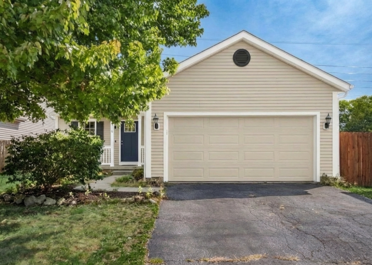 AI-rendered house in new paint colors