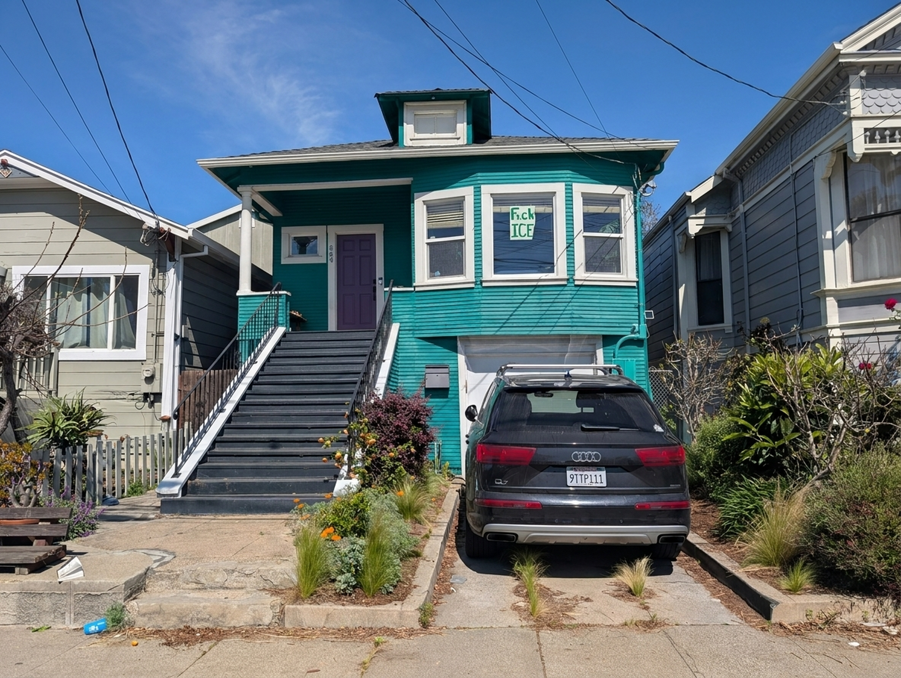 House exterior after AI paint color preview