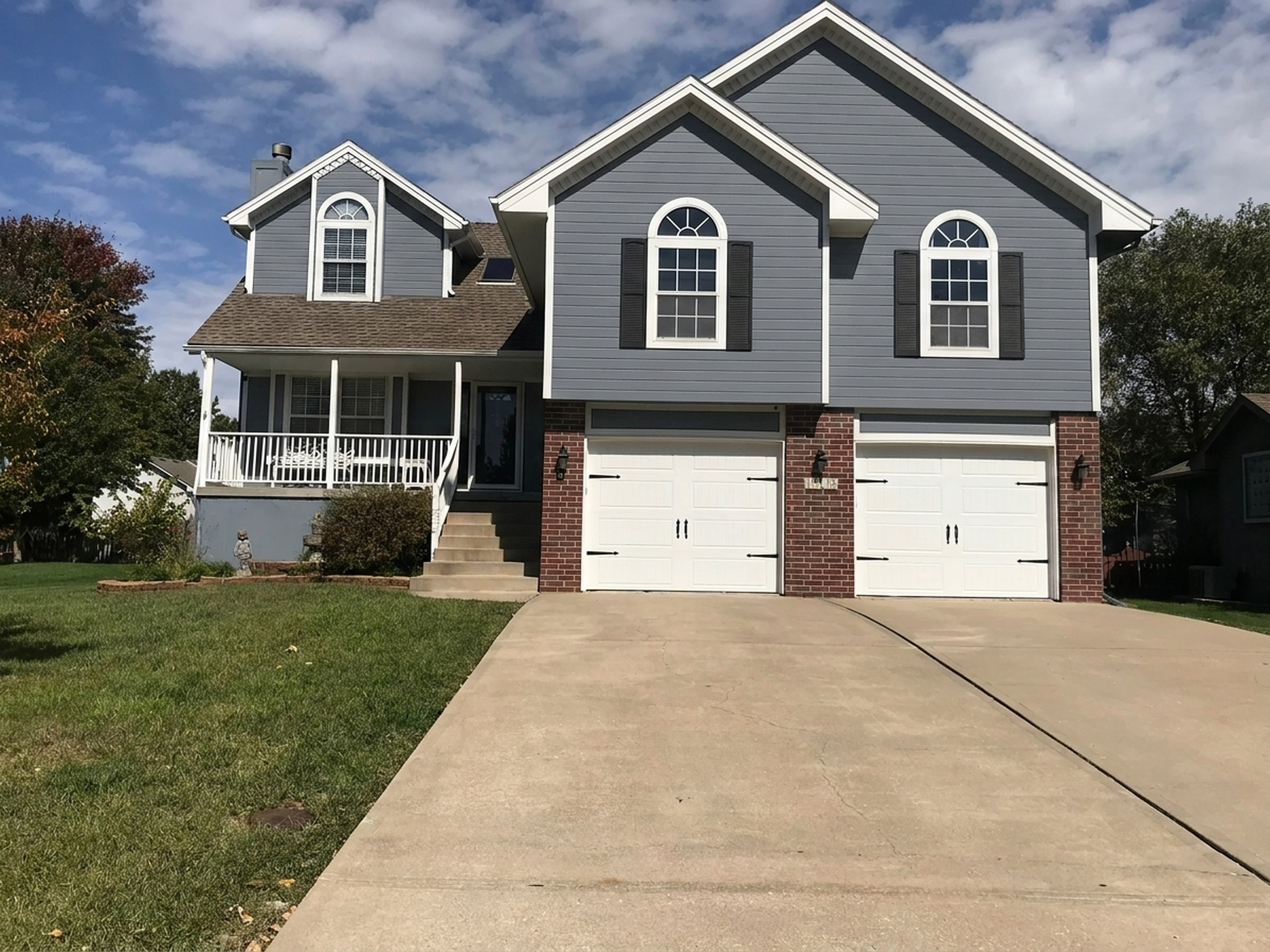 House exterior after AI paint color preview