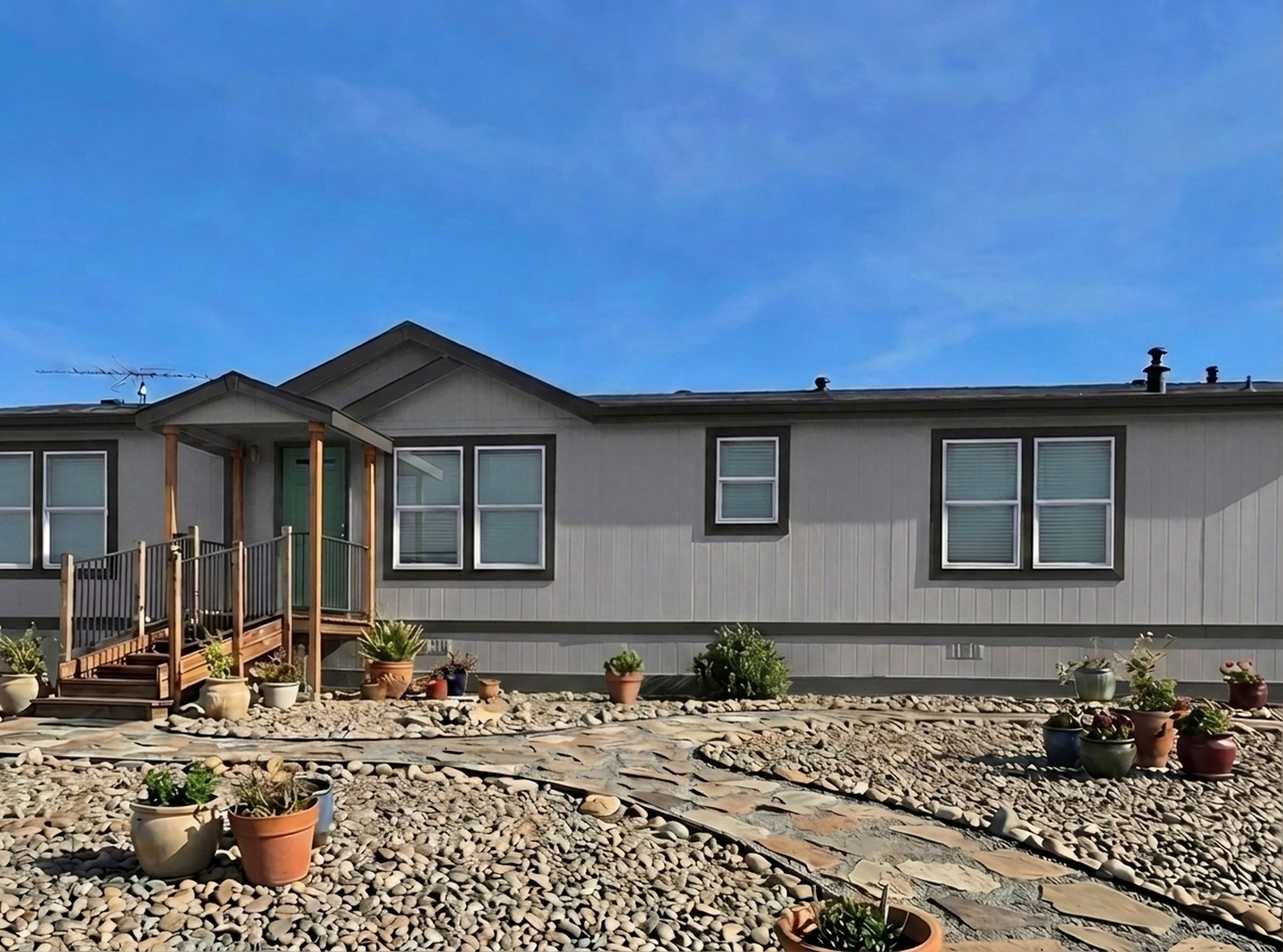 House exterior after AI paint color preview