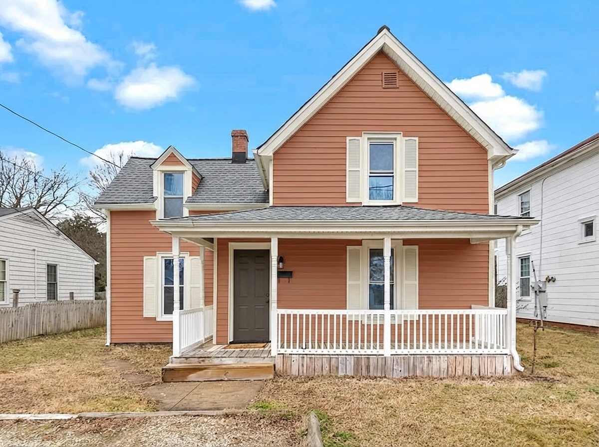 House exterior after AI paint color preview