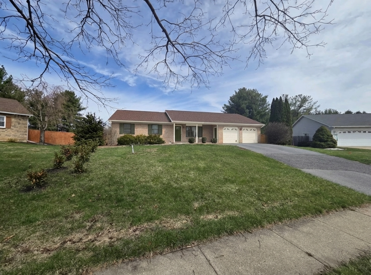 AI-rendered house in new paint colors