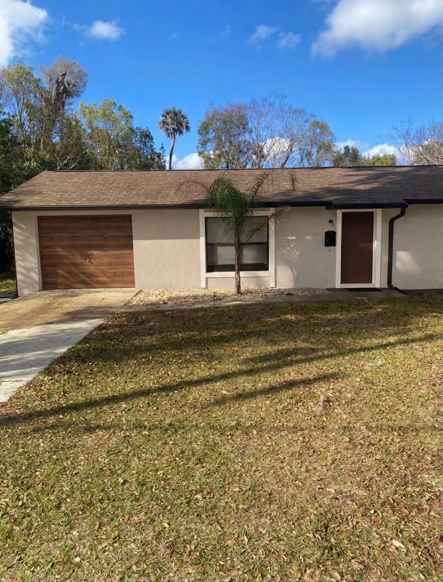 AI-rendered house in new paint colors