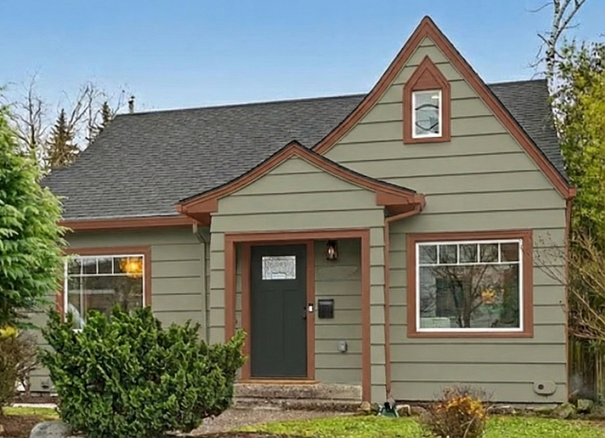 House exterior after AI paint color preview