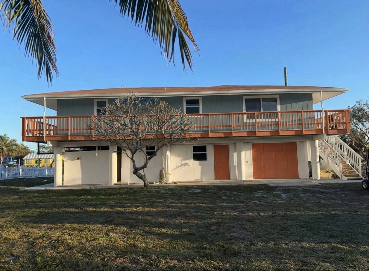 AI-rendered house in new paint colors