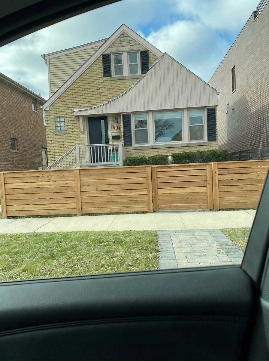 House exterior after AI paint color preview