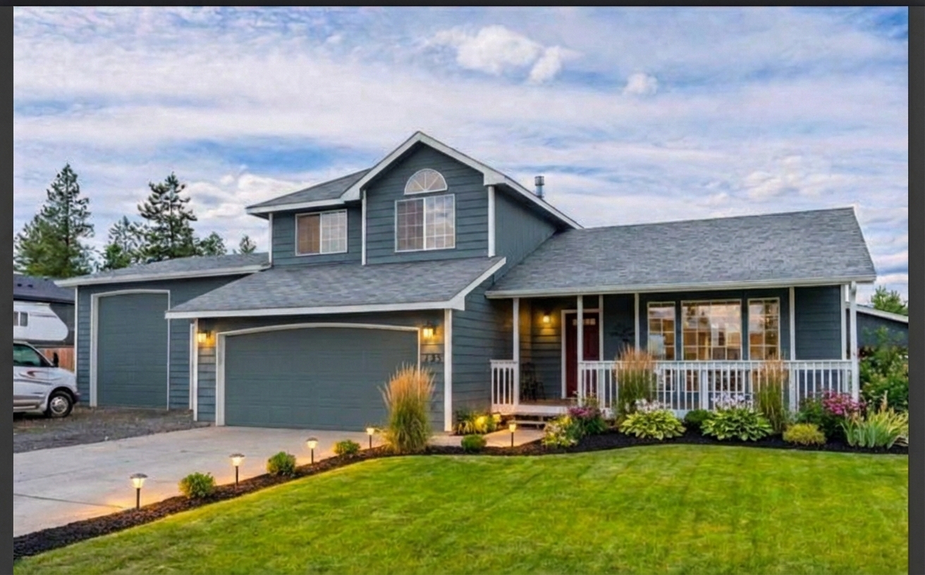 House exterior after AI paint color preview