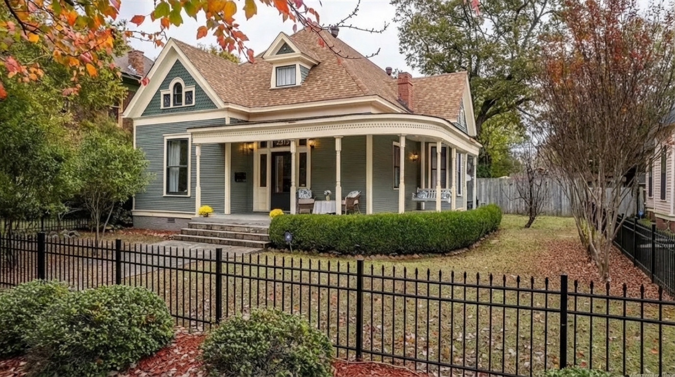 AI-rendered house in new paint colors