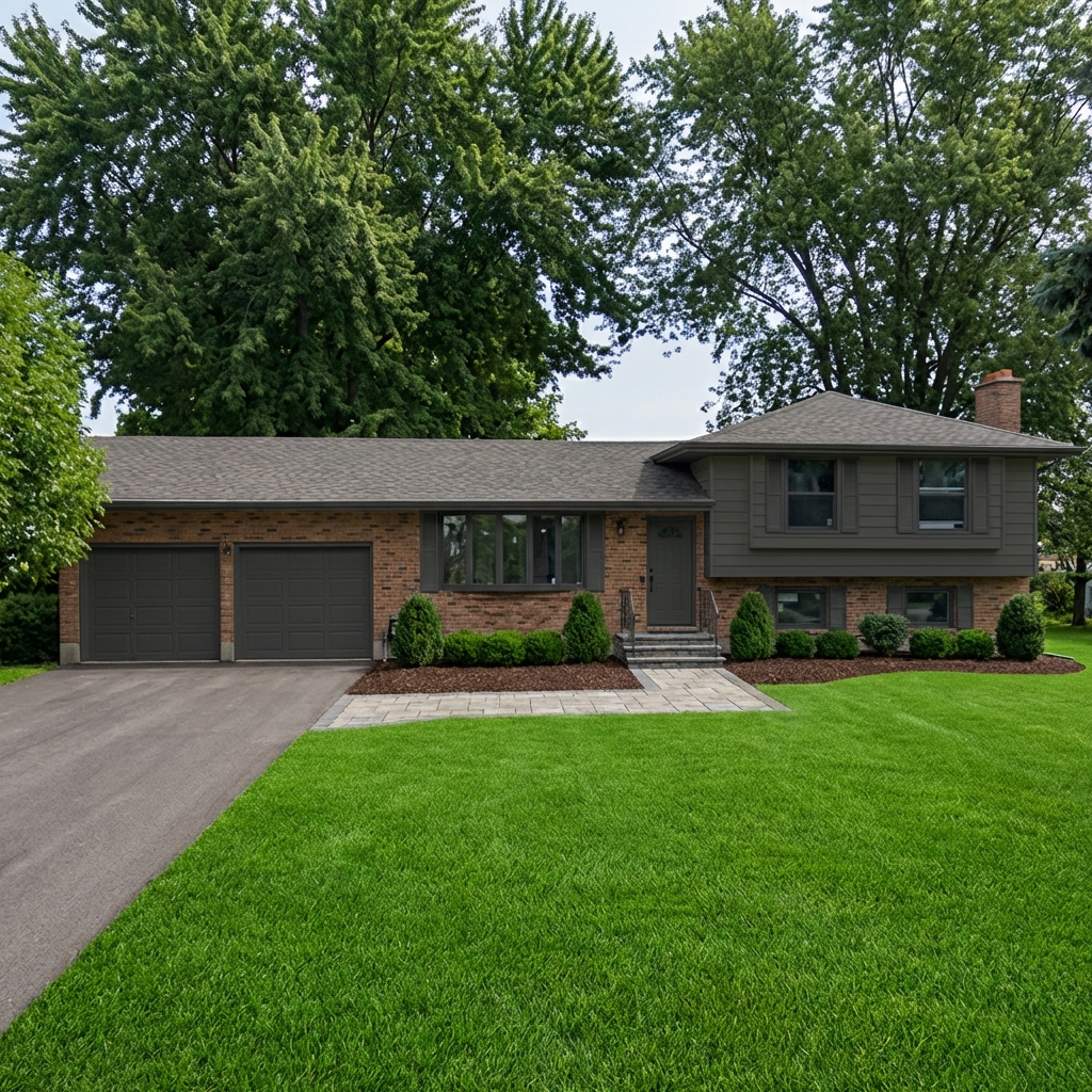 House exterior after AI paint color preview