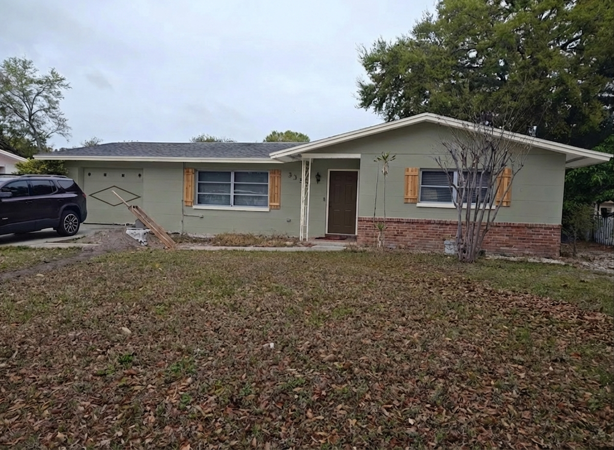 AI-rendered house in new paint colors