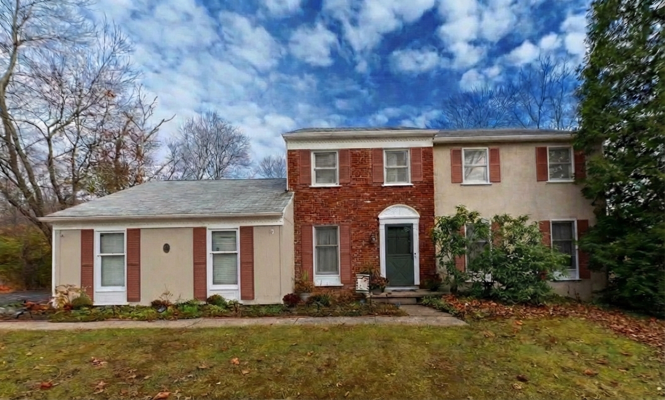 House exterior after AI paint color preview