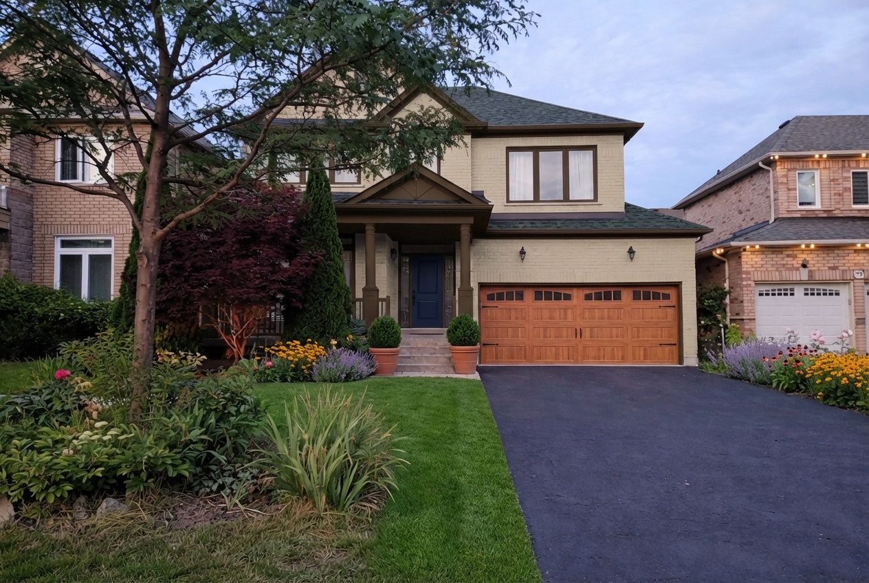 House exterior after AI paint color preview