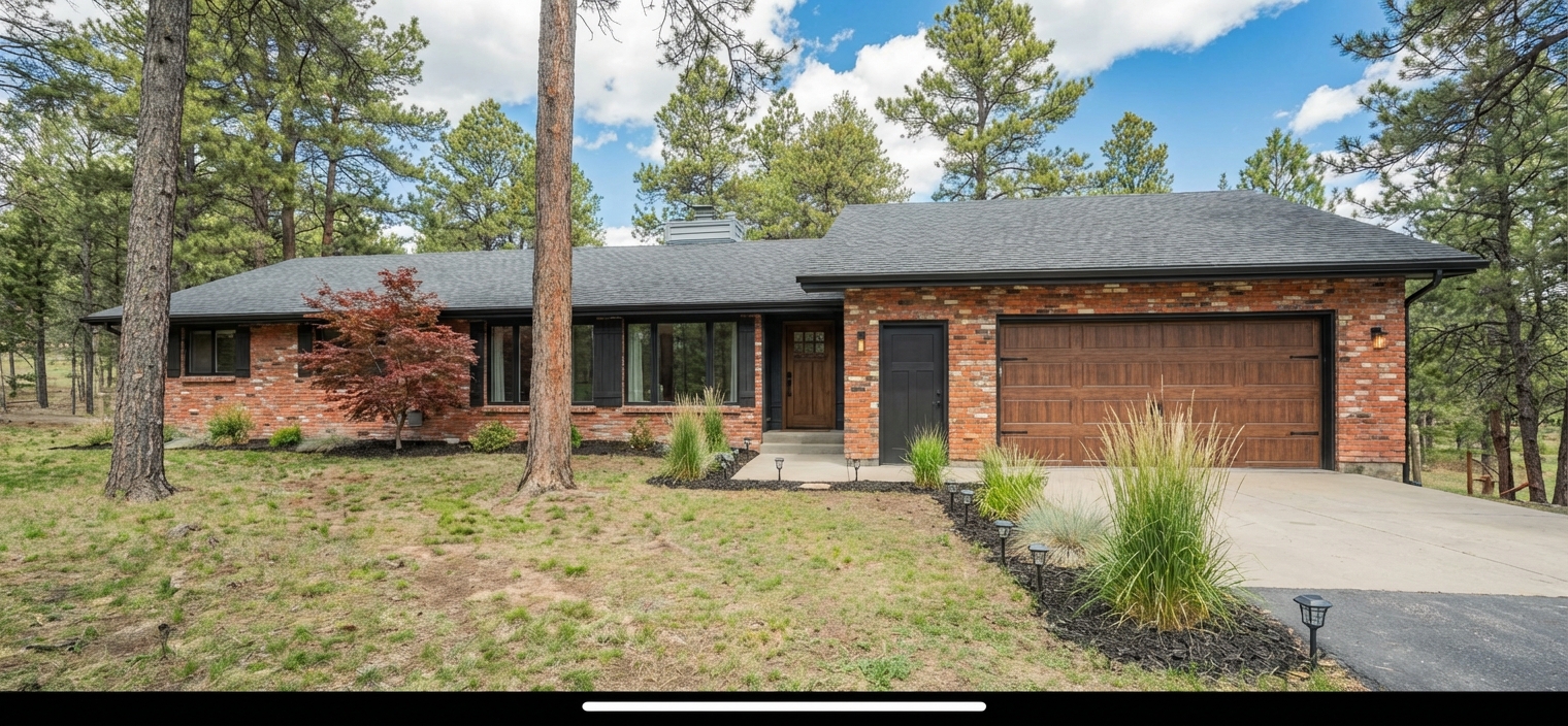 House exterior after AI paint color preview