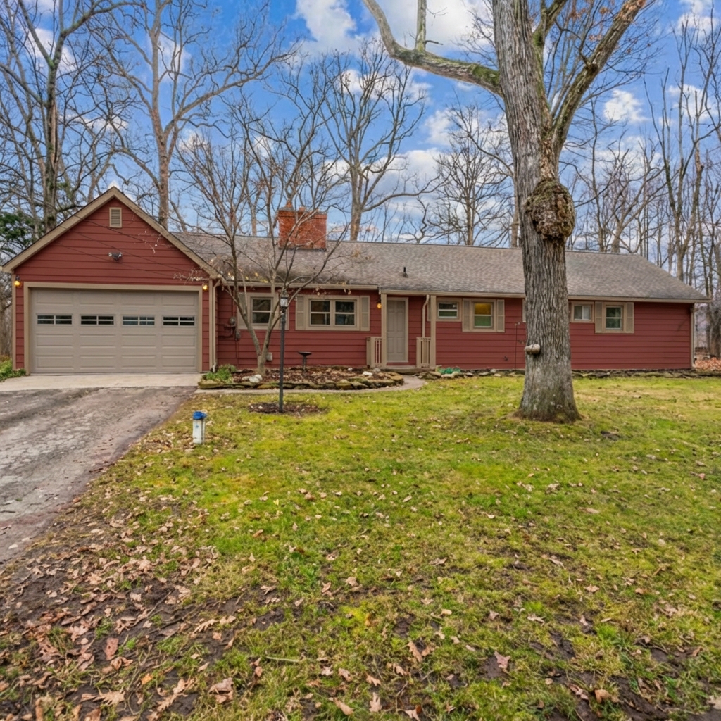 House exterior after AI paint color preview