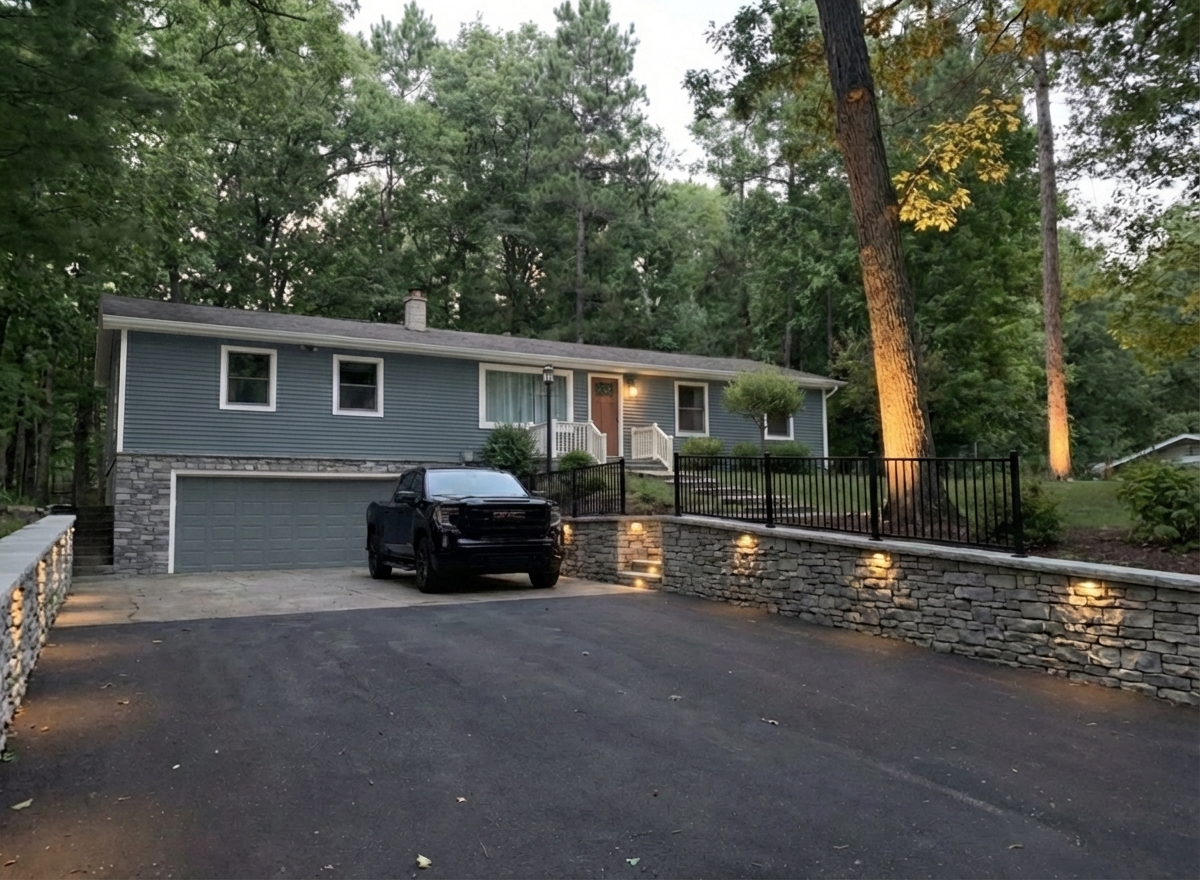 House exterior after AI paint color preview