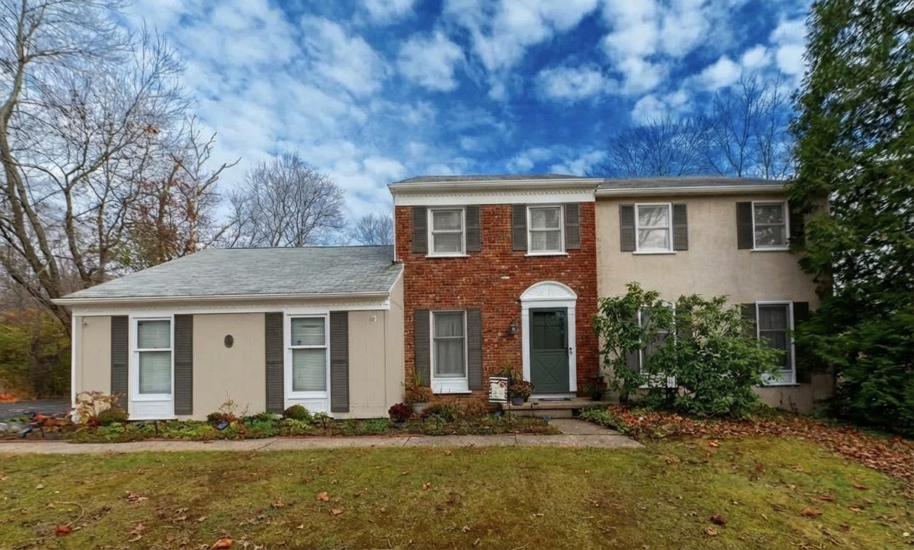 AI-rendered house in new paint colors