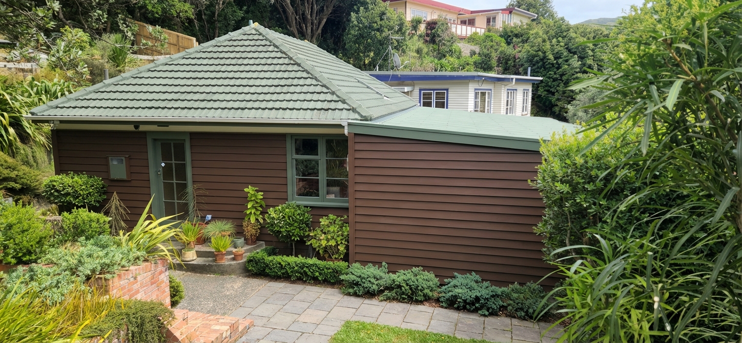 House exterior after AI paint color preview