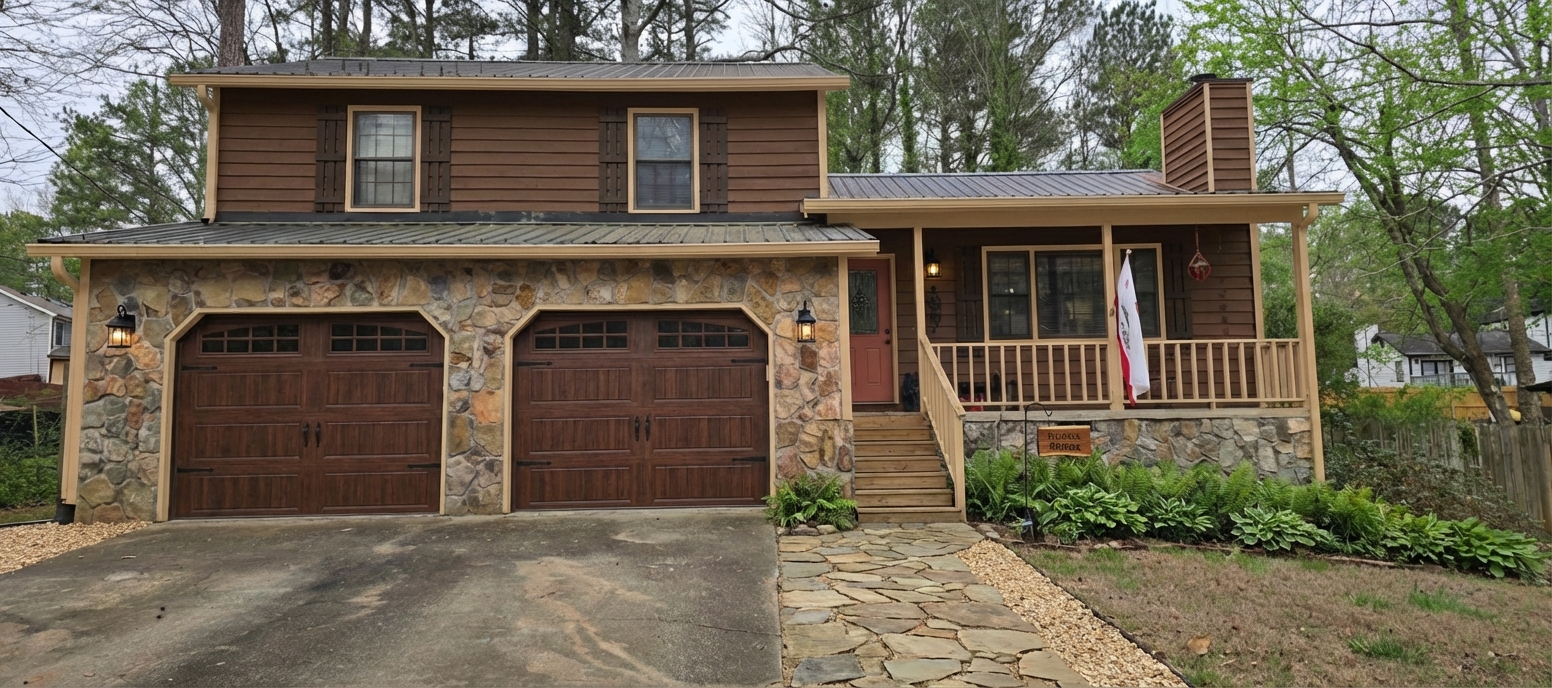 House exterior after AI paint color preview